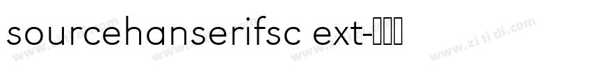 sourcehanserifsc ext字体转换